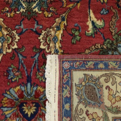 {* $ 0 $ *}, Tabriz-Teppich, Truthahn-Teppich, türkischer Teppich, Antiker Teppich, Baumwoll- und Wollteppich, Baumwollteppich, Wollteppich, Teppich mittlerer Knoten, mittlerer Knoten