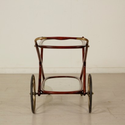 di mano in mano, carrello anni 50, anni 50, carrello di servizio, carrello di modernariato, carrello vintage, carrello in mogano, carrello da servizio di design, carrello di servizio di modernariato, carrello di servizio vintage