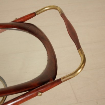 di mano in mano, carrello anni 50, anni 50, carrello di servizio, carrello di modernariato, carrello vintage, carrello in mogano, carrello da servizio di design, carrello di servizio di modernariato, carrello di servizio vintage