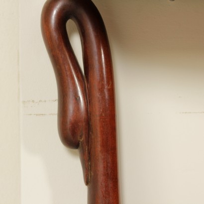 {* $ 0 $ *}, Konsolentisch aus den 50er, 50er Jahren, Vintage Konsole, moderne Konsole, Design Konsole, Wandkonsole, Mahagoni Konsole, Marmor Top Konsole, moderne Möbel, Vintage Möbel, moderne Möbel