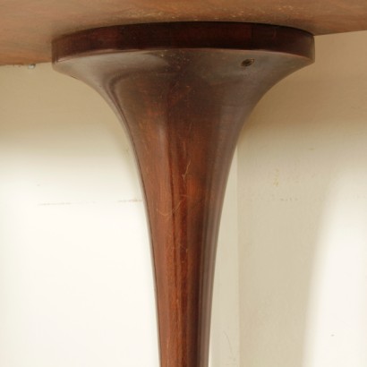 {* $ 0 $ *}, Konsolentisch aus den 50er, 50er Jahren, Vintage Konsole, moderne Konsole, Design Konsole, Wandkonsole, Mahagoni Konsole, Marmor Top Konsole, moderne Möbel, Vintage Möbel, moderne Möbel