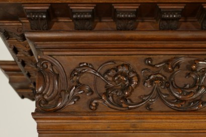 sideboard with showcase, big sideboard, big sideboard with showcase, sideboard with showcase in neo-renaissance style, sideboard with showcase 900, sideboard 900, # {* $ 0 $ *}, #credenzaaconvetrina, #grandecredenza, #grandecredenzaconvetrina, #convetrinastilene cupboard # credenza900, #vetrina sideboard900