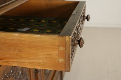 sideboard with showcase, big sideboard, big sideboard with showcase, sideboard with showcase in neo-renaissance style, sideboard with showcase 900, sideboard 900, # {* $ 0 $ *}, #credenzaaconvetrina, #grandecredenza, #grandecredenzaconvetrina, #convetrinastilene cupboard # credenza900, #vetrina sideboard900