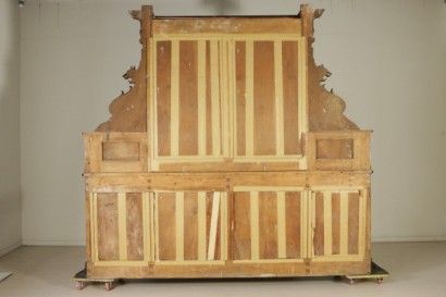 sideboard with showcase, big sideboard, big sideboard with showcase, sideboard with showcase in neo-renaissance style, sideboard with showcase 900, sideboard 900, # {* $ 0 $ *}, #credenzaaconvetrina, #grandecredenza, #grandecredenzaconvetrina, #convetrinastilene cupboard # credenza900, #vetrina sideboard900