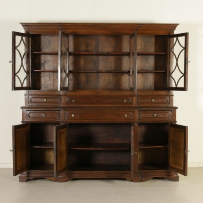 {* $ 0 $ *}, Bücherregal mit Ständer, antikes Bücherregal, antikes Bücherregal, antikes Bücherregal, 900 Bücherregal, antikes Bücherregal aus Holz, Bücherregal aus Walnuss, großes Bücherregal, Walnussständer, antikes Gestell, antikes Gestell, antikes Gestell