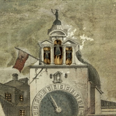 Blick optik von Piazza di Rialto in Venedig