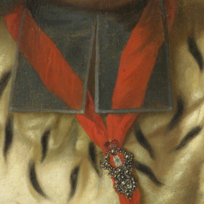 Retrato de un caballero con manto de armiño