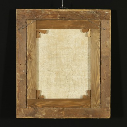 Portrait einer jungen frau mit halskette - rahmen