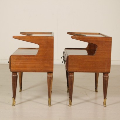 di mano in mano, comodini anni 50, comodini vintage, comodini di modernariato, vintage italiano, modernariato italiano, anni 50, coppia di comodini, coppia di comodini anni 50, mid-century modern, mid-century modern furniture