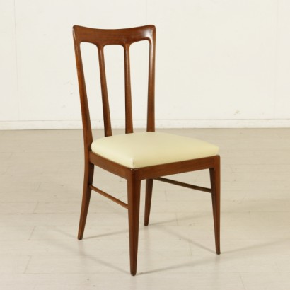 di mano in mano, sedie, sedie anni 50, anni 50, sedie vintage, sedie di modernariato, sedie in faggio, vintage italiano, modernariato italiano, rivestimento in similpelle, rivestimento in finta pelle