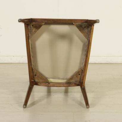 di mano in mano, sedie, sedie anni 50, anni 50, sedie vintage, sedie di modernariato, sedie in faggio, vintage italiano, modernariato italiano, rivestimento in similpelle, rivestimento in finta pelle