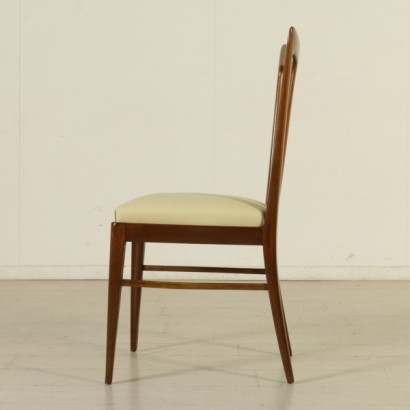 di mano in mano, sedie, sedie anni 50, anni 50, sedie vintage, sedie di modernariato, sedie in faggio, vintage italiano, modernariato italiano, rivestimento in similpelle, rivestimento in finta pelle