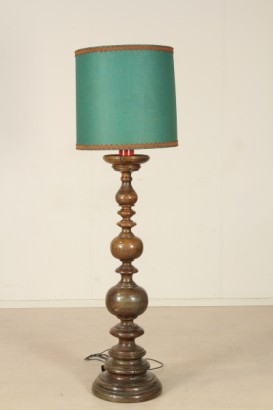 Bottega del 900, neo-renacentista, candelabros de estilo neo-renacentista, candelabros, candelabros, candelabro renacentista, Italia 900 lámpara roble