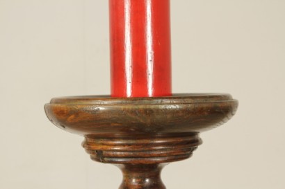 Bottega del 900, neo-renacentista, candelabros de estilo neo-renacentista, candelabros, candelabros, candelabro renacentista, Italia 900 lámpara roble