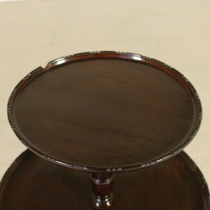 Servomuto in mogano e noce - particolare