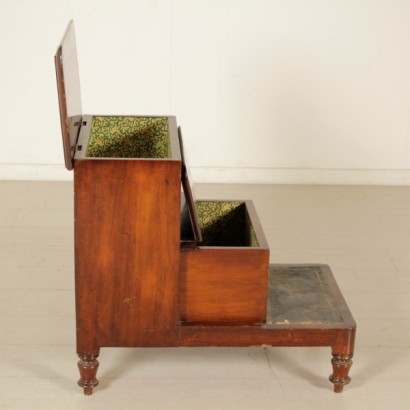 di mano in mano, scala da libreria, scaletta in mogano, scala in mogano, scala 900, scala primi 900, scala inizio 900, scala antica, scala antiquariato, scala di antiquariato, scala inglese, scala inghilterra