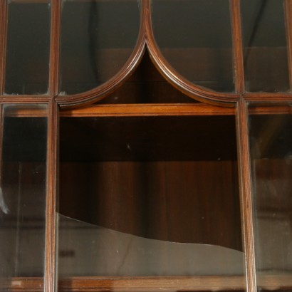 di mano in mano, libreria con alzata, libreria antica, libreria antiquariato, libreria di antiquariato, libreria in mogano, libreria inglese, libreria inghilterra, libreria 900, libreria metà 900