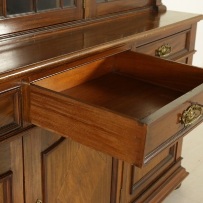 di mano in mano, libreria con alzata, libreria antica, libreria antiquariato, libreria di antiquariato, libreria in mogano, libreria inglese, libreria inghilterra, libreria 900, libreria metà 900