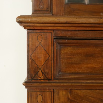 di mano in mano, libreria con alzata, libreria antica, libreria antiquariato, libreria di antiquariato, libreria in mogano, libreria inglese, libreria inghilterra, libreria 900, libreria metà 900