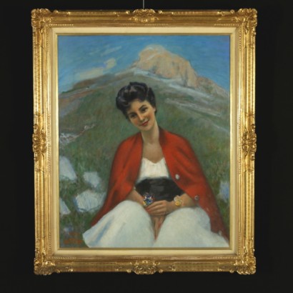 Ritratto femminile di Aldo Carpi