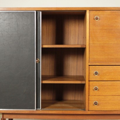 di mano in mano, credenza anni 60, anni 60, credenza con ante scorrevoli, credenza anta a ribalta, credenza in teak, credenza vintage, credenza di design, credenza di modernariato, vintage italiano, modernariato italiano, design italiano, mobile anni 60
