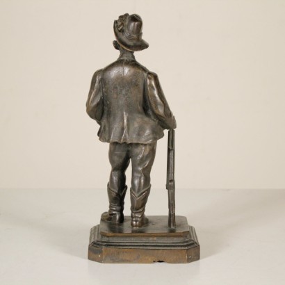 di mano in mano, scultura antica, scultura antiquariato, scultura cacciatore, scultura XIX secolo, scultura 900, scultura europa