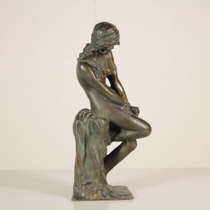 di mano in mano, schiava in catene, scultura in bronzo, scultura bronzea, scultura antiquariato, scultura antica, scultura europa, scultura 900