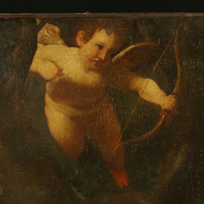 Domenico Fiasella (ambito di), Rinaldo e Armida - particolare