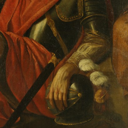 Domenico Fiasella (ambito di), Rinaldo e Armida - particolare
