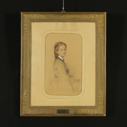 Portrait of a female of Alexandre Cabanel