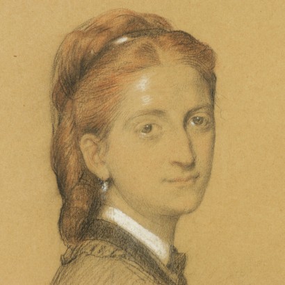 Portrait of a female of Alexandre Cabanel