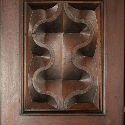 Anschluss von zwei türen mit rahmen, insbesondere