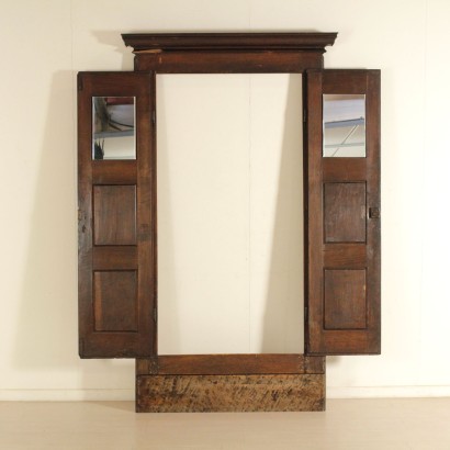 Anschluss von zwei türen mit rahmen