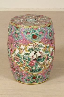 Antiquitäten, Keramik, Porzellan-Hocker, Hocker Ende 800, 800, China Hocker Hocker