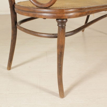 {* $ 0 $ *}, sofá thonet, sofá de tres plazas, sofá de haya, sofá con dosel, sofá del siglo XX, sofá 900, sofá austriaco