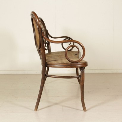 {* $ 0 $ *}, sofá thonet, sofá de tres plazas, sofá de haya, sofá con dosel, sofá del siglo XX, sofá 900, sofá austriaco