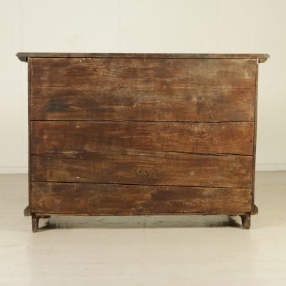 Canterano Lombardo con fronte a ribalta - schienale