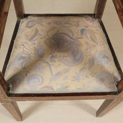 {* $ 0 $ *}, gepolsterte Stühle, offene Stühle, eingelegte Stühle, antike Stühle, antike Stühle, italienische Stühle, Walnussstühle, 900 Stühle, Stühle des 20. Jahrhunderts, Stühle aus Palisander, Stühle mit verschiedenen Essenzen