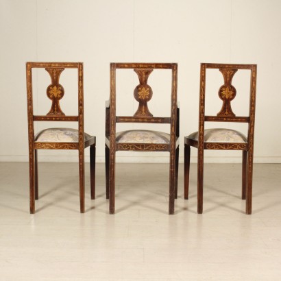 {* $ 0 $ *}, gepolsterte Stühle, offene Stühle, eingelegte Stühle, antike Stühle, antike Stühle, italienische Stühle, Walnussstühle, 900 Stühle, Stühle des 20. Jahrhunderts, Stühle aus Palisander, Stühle mit verschiedenen Essenzen