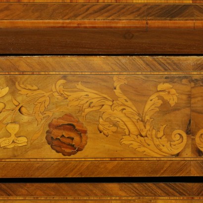 di mano in mano, ribalta in stile olandese, ribalta olandese, ribalta con cassetti, ribalta con vano, ribalta intarsiata, ribalta decorata, ribalta 900, ribalta antica, ribalta antiquariato, ribalta di antiquariato