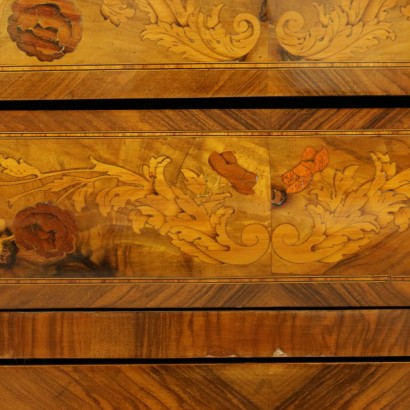 di mano in mano, ribalta in stile olandese, ribalta olandese, ribalta con cassetti, ribalta con vano, ribalta intarsiata, ribalta decorata, ribalta 900, ribalta antica, ribalta antiquariato, ribalta di antiquariato
