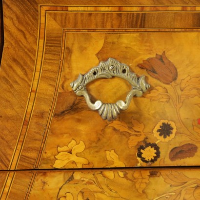di mano in mano, ribalta in stile olandese, ribalta olandese, ribalta con cassetti, ribalta con vano, ribalta intarsiata, ribalta decorata, ribalta 900, ribalta antica, ribalta antiquariato, ribalta di antiquariato