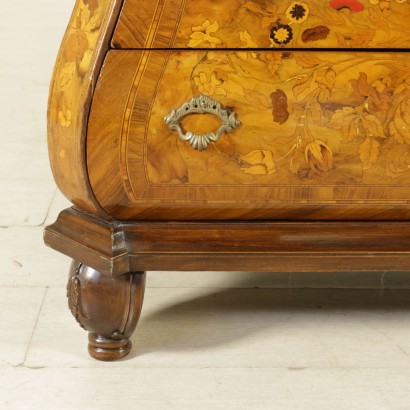 di mano in mano, ribalta in stile olandese, ribalta olandese, ribalta con cassetti, ribalta con vano, ribalta intarsiata, ribalta decorata, ribalta 900, ribalta antica, ribalta antiquariato, ribalta di antiquariato