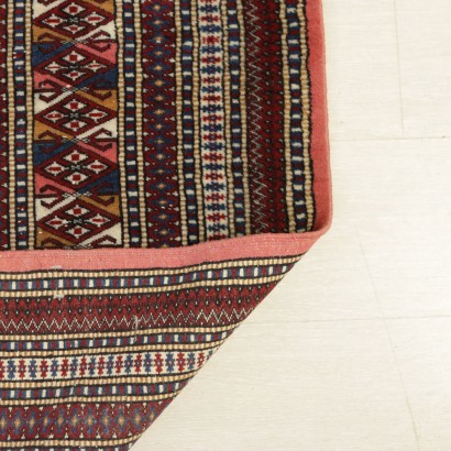 {* $ 0 $ *}, Bokara-Teppich, Bokara-Pakistan-Teppich, Orientteppich, Antiker Teppich, Antiker Teppich, Teppich des 20. Jahrhunderts, Woll- und Baumwollteppich, Pakistanischer Teppich