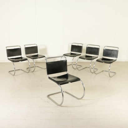 Gruppe 6 stühlen jahre 60-70