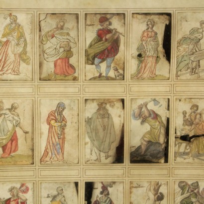 Raccolta di curiose figurine del 600