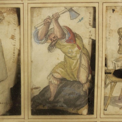 Raccolta di curiose figurine del 600