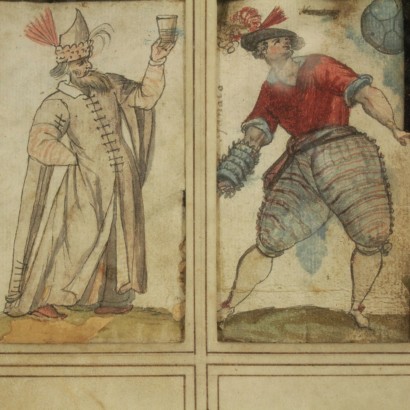 Raccolta di curiose figurine del 600