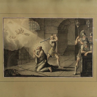 arte, Arte italiano, Pintura italiana del siglo XIX, Dibujos de Giovanni Antonio Sasso, Episodios de la vida de Juan Bautista, Giovanni Antonio Sasso, Giovanni Antonio Sasso, Giovanni Antonio Sasso, Giovanni Antonio Sasso
