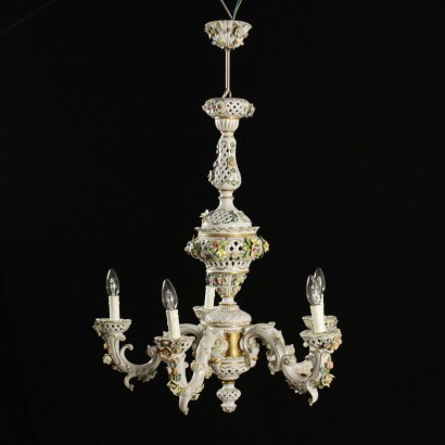 {* $ 0 $ *}, Beleuchtung, Werkstatt 900, Antike Beleuchtung, Antike Beleuchtung, Antike, Antiker Kronleuchter, Antiker Kronleuchter, 900 Kronleuchter, Keramik Kronleuchter